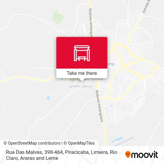 Rua Das Malvas, 398-464 map