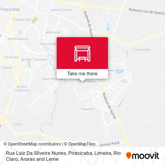 Rua Luiz Da Silveira Nunes map