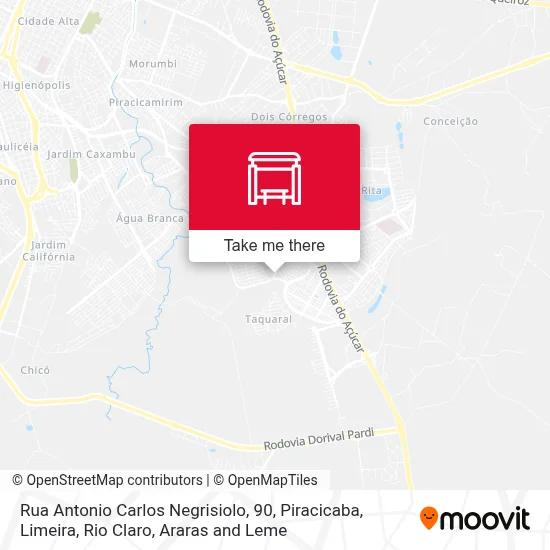 Rua Antonio Carlos Negrisiolo, 90 map