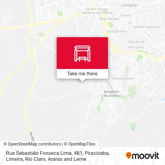 Rua Sebastião Fonseca Lima, 481 map
