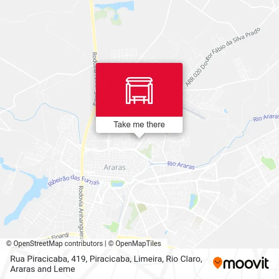 Rua Piracicaba, 419 map