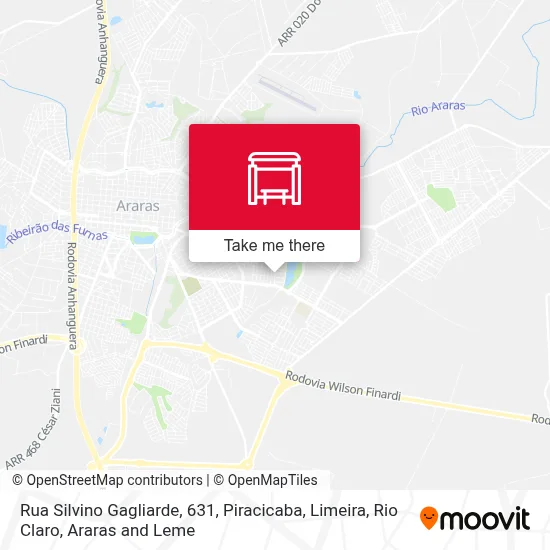 Rua Silvino Gagliarde, 631 map