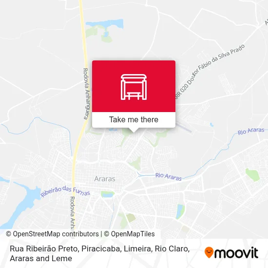 Rua Ribeirão Preto map