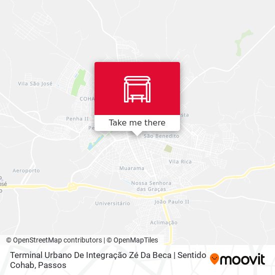 Terminal Urbano De Integração Zé Da Beca | Sentido Cohab map