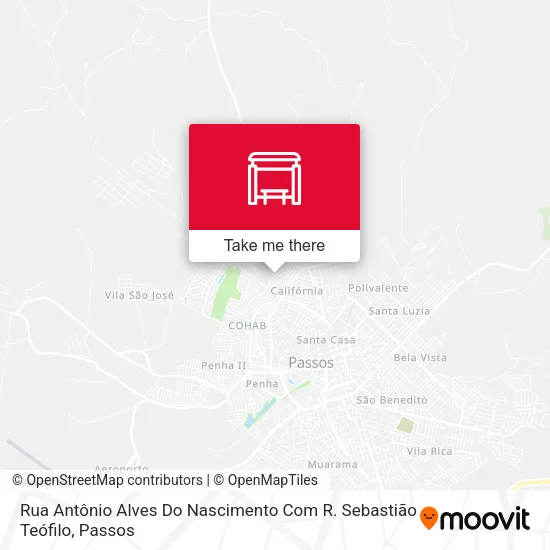 Rua Antônio Alves Do Nascimento Com R. Sebastião Teófilo map