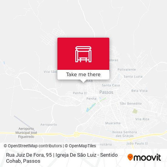 Rua Juiz De Fora, 95 | Igreja De São Luiz - Sentido Cohab map