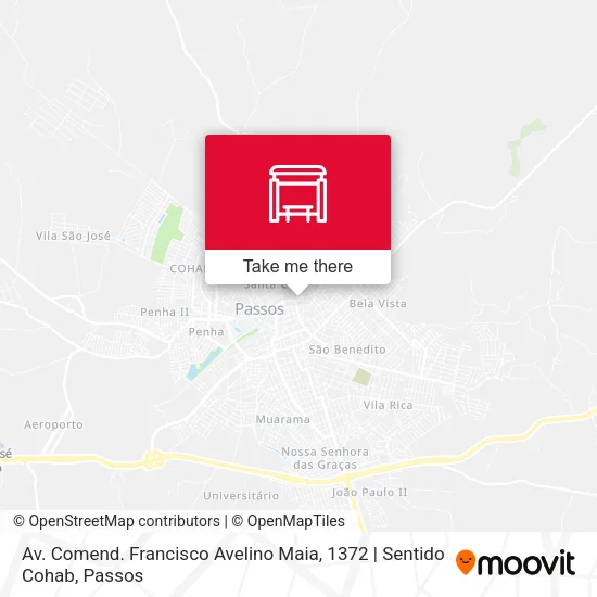 Av. Comend. Francisco Avelino Maia, 1372 | Sentido Cohab map
