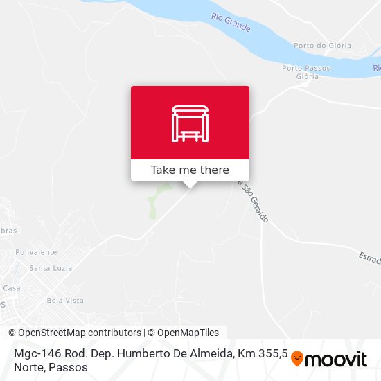 Mgc-146 Rod. Dep. Humberto De Almeida, Km 355,5 Norte map