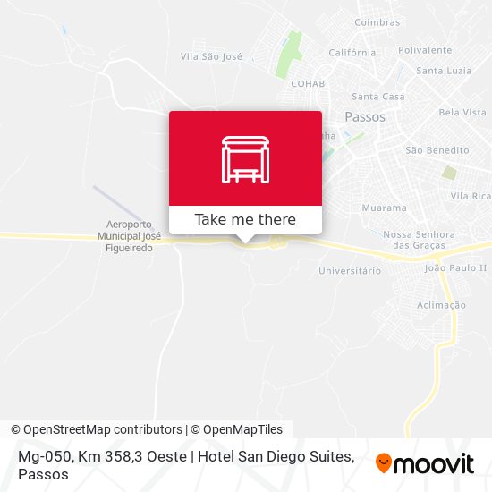 Mapa Mg-050, Km 358,3 Oeste | Hotel San Diego Suites