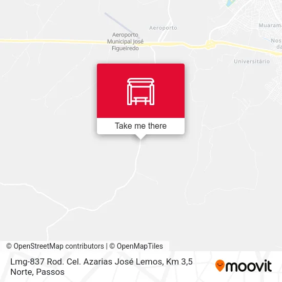 Lmg-837 Rod. Cel. Azarias José Lemos, Km 3,5 Norte map