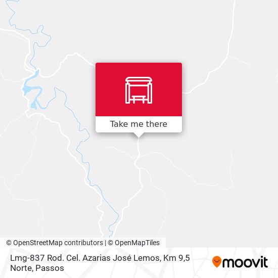 Mapa Lmg-837 Rod. Cel. Azarias José Lemos, Km 9,5 Norte