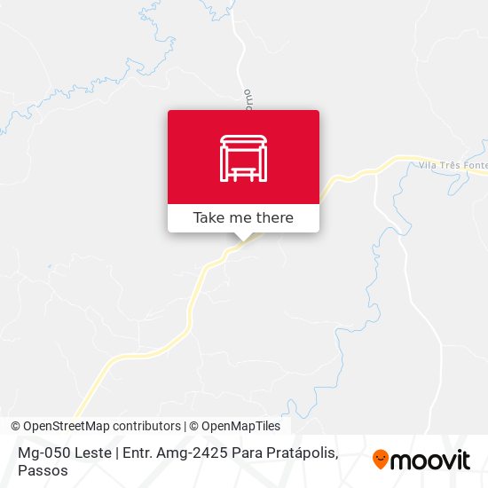 Mg-050 Leste | Entr. Amg-2425 Para Pratápolis map