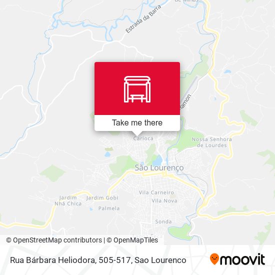 Mapa Rua Bárbara Heliodora, 505-517