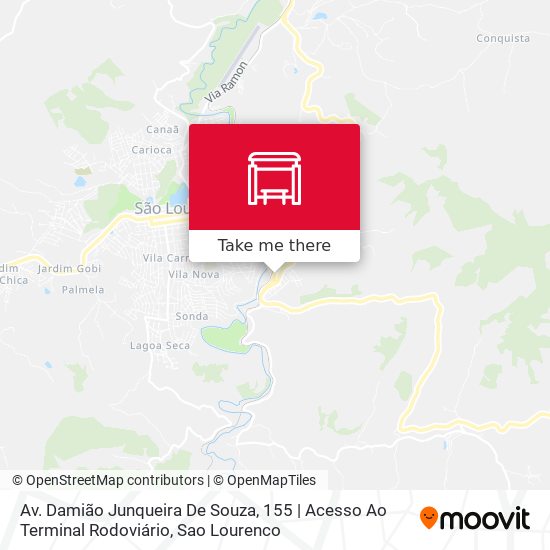 Av. Damião Junqueira De Souza, 155 | Acesso Ao Terminal Rodoviário map