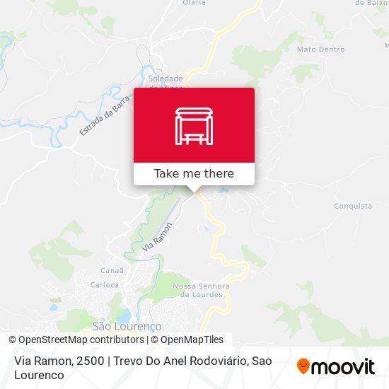 Mapa Via Ramon, 2500 | Trevo Do Anel Rodoviário