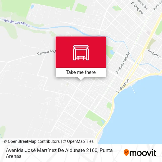 Mapa de Avenida José Martínez De Aldunate 2160
