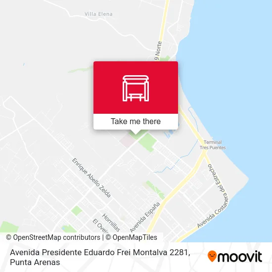 Mapa de Avenida Presidente Eduardo Frei Montalva 2281