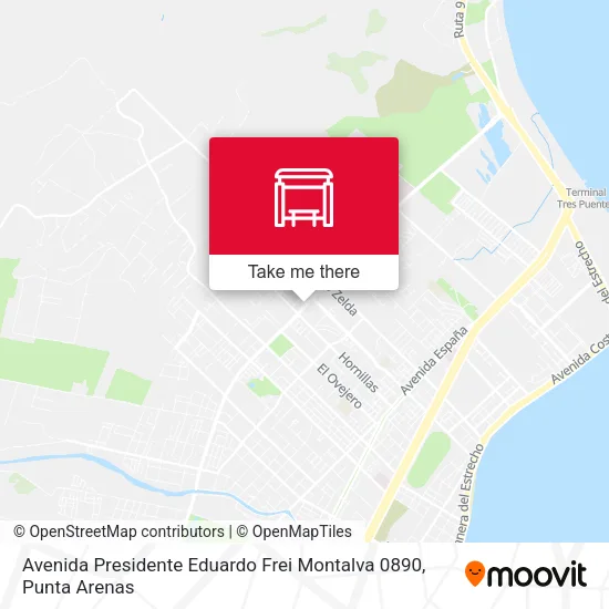Mapa de Avenida Presidente Eduardo Frei Montalva 0890