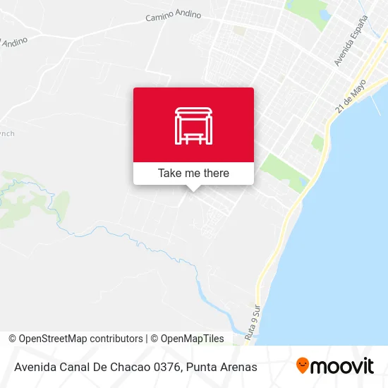 Avenida Canal De Chacao 0376 map