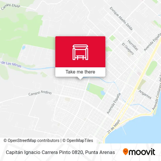 Mapa de Capitán Ignacio Carrera Pinto 0820