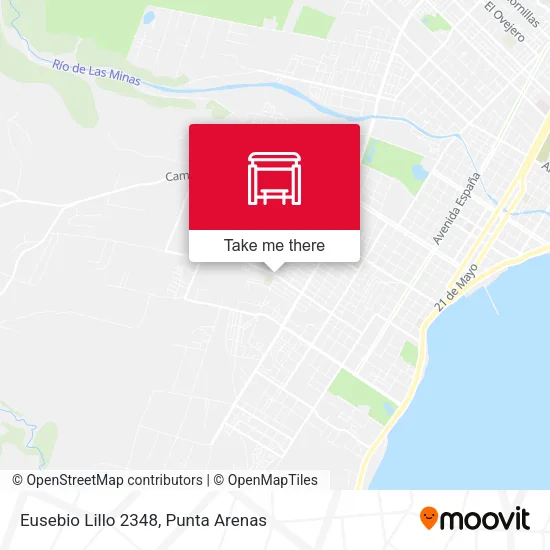 Mapa de Eusebio Lillo 2348