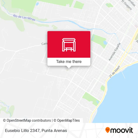 Mapa de Eusebio Lillo 2347