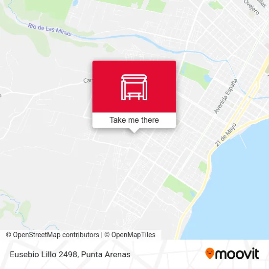 Mapa de Eusebio Lillo 2498