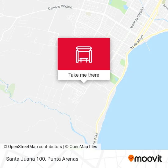 Mapa de Santa Juana 100