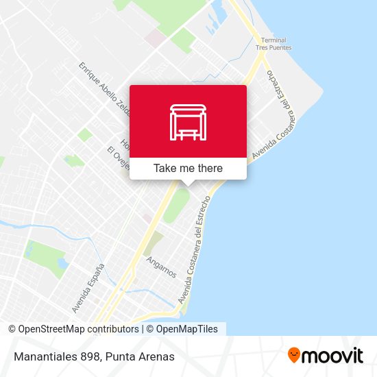 Manantiales 898 map