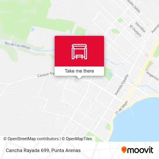 Mapa de Cancha Rayada 699