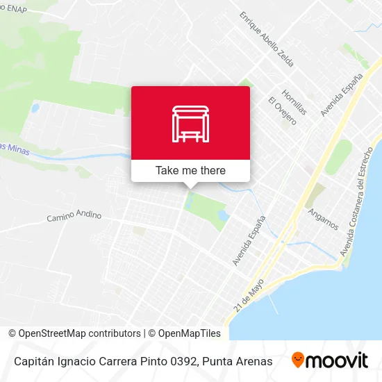 Mapa de Capitán Ignacio Carrera Pinto 0392