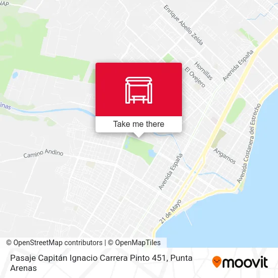 Mapa de Pasaje Capitán Ignacio Carrera Pinto 451
