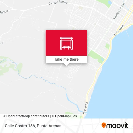 Mapa de Calle Castro 186