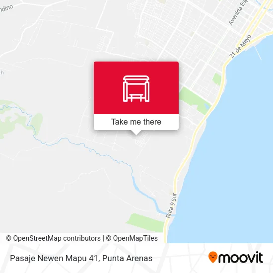 Mapa de Pasaje Newen Mapu 41