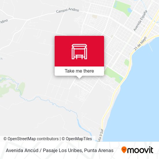 Avenida Ancúd / Pasaje Los Uribes map
