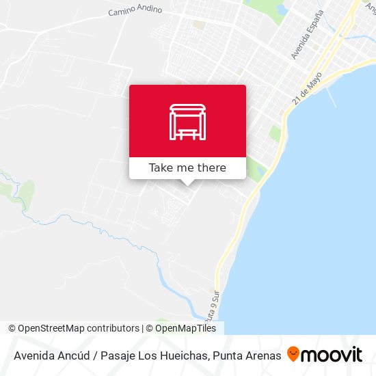 Avenida Ancúd / Pasaje Los Hueichas map