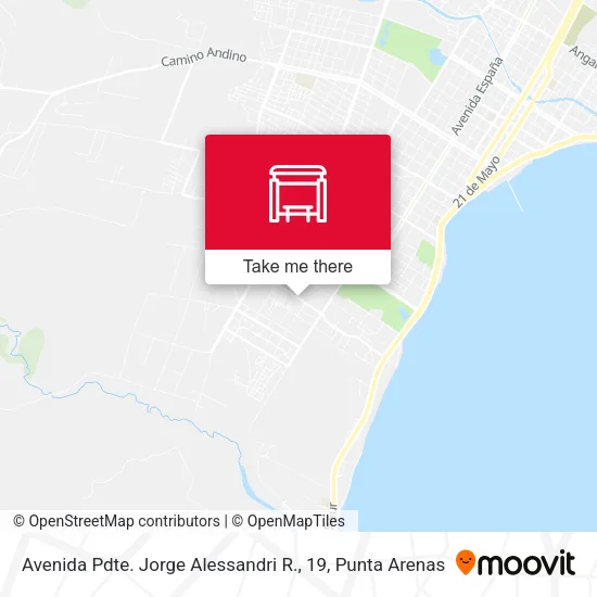 Mapa de Avenida Pdte. Jorge Alessandri R., 19