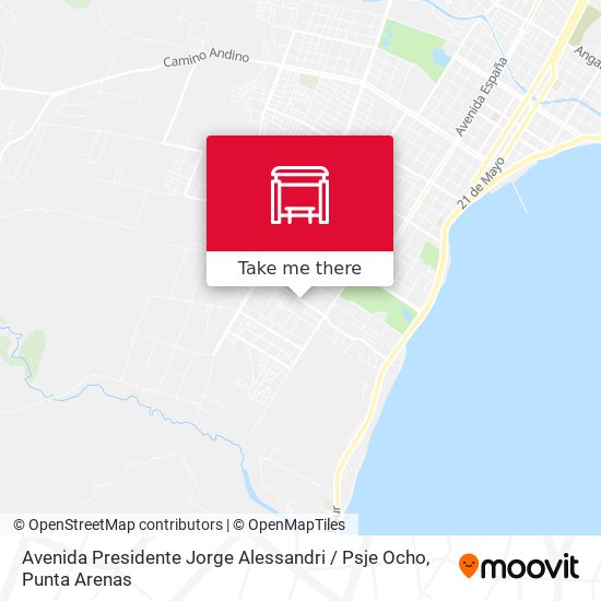 Mapa de Avenida Presidente Jorge Alessandri / Psje Ocho