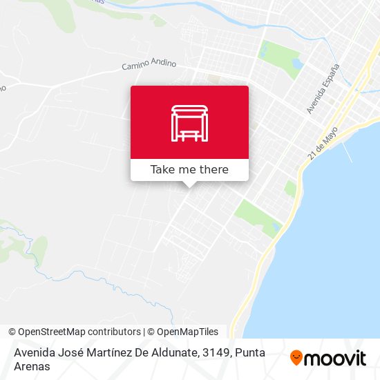 Avenida José Martínez De Aldunate, 3149 map