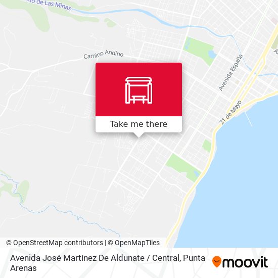 Mapa de Avenida José Martínez De Aldunate / Central