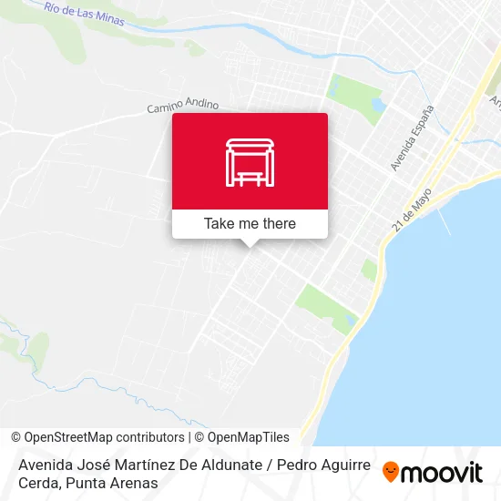 Mapa de Avenida José Martínez De Aldunate / Pedro Aguirre Cerda