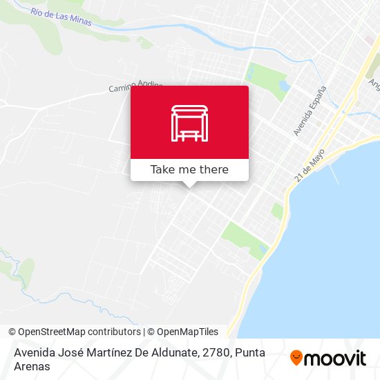 Avenida José Martínez De Aldunate, 2780 map