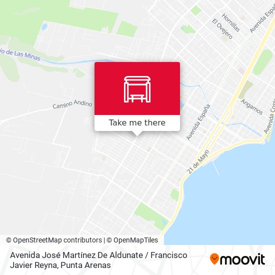 Mapa de Avenida José Martínez De Aldunate / Francisco Javier Reyna