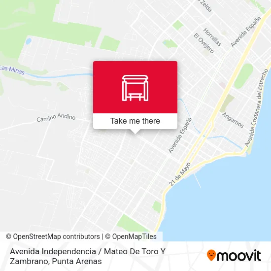 Mapa de Avenida Independencia / Mateo De Toro Y Zambrano