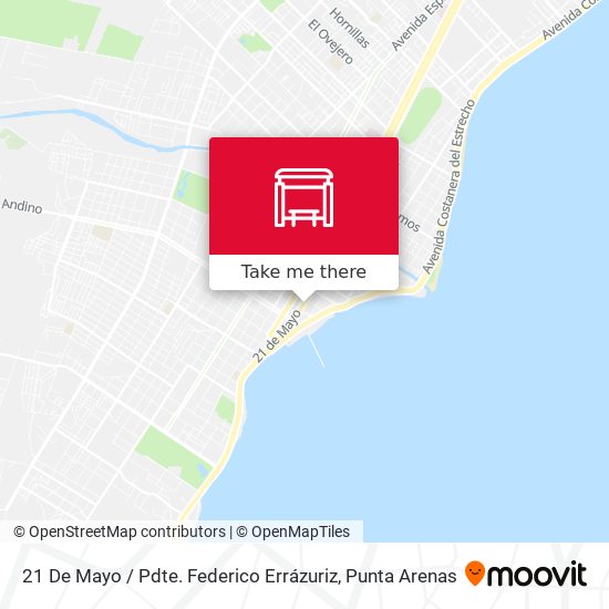 Mapa de 21 De Mayo / Pdte. Federico Errázuriz