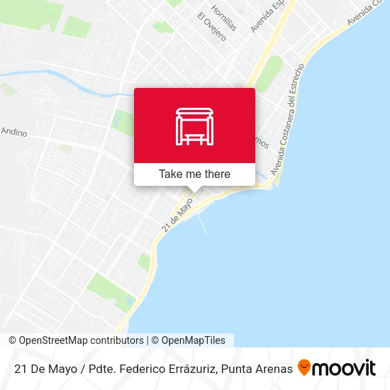 Mapa de 21 De Mayo / Pdte. Federico Errázuriz