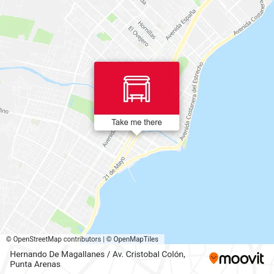 Mapa de Hernando De Magallanes / Av. Cristobal Colón