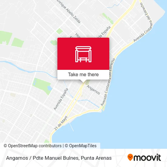 Mapa de Angamos / Pdte Manuel Bulnes