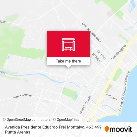 Mapa de Avenida Presidente Eduardo Freí Montalva, 463-499
