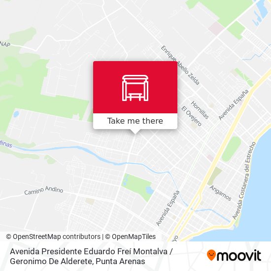 Avenida Presidente Eduardo Freí Montalva / Geronimo De Alderete map